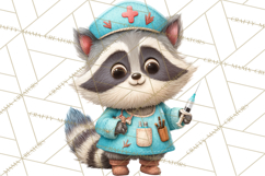 Woodland Animal Doctor Clipart Cute Pediatric Vet PNG Product Image 5