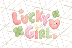 St. Patrick’s Day Clipart, Girly Lucky Shamrock Clip Art PNG Product Image 5