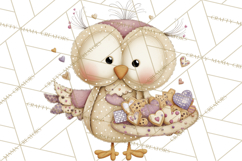 Sweet Treat Animals Clipart, Valentine Cupcake Cat PNG Product Image 2