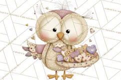 Sweet Treat Animals Clipart, Valentine Cupcake Cat PNG Product Image 2