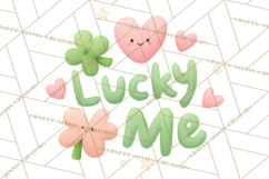 St. Patrick’s Day Clipart, Girly Lucky Shamrock Clip Art PNG Product Image 2