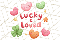St. Patrick’s Day Clipart, Girly Lucky Shamrock Clip Art PNG Product Image 3