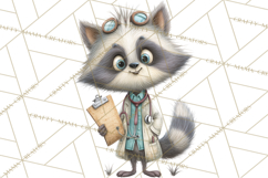 Woodland Animal Doctor Clipart Cute Pediatric Vet PNG Product Image 4