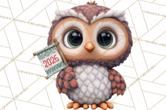 Cute New Year Clipart, Cartoon Animal New Year PNG Product Image 3
