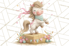 Farm Animals Dance Party Clipart, Dancing Cow Pig Sheep Png Product Image 3