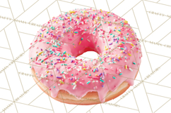 Rainbow Sprinkle Valentine Dessert Clipart PNG Product Image 5