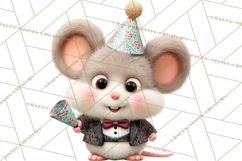 Cute New Year Clipart, Cartoon Animal New Year PNG Product Image 5