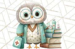 Woodland Animal Doctor Clipart Cute Pediatric Vet PNG Product Image 2