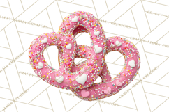 Rainbow Sprinkle Valentine Dessert Clipart PNG Product Image 3