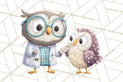 Woodland Animal Doctor Clipart Cute Pediatric Vet PNG Product Image 5