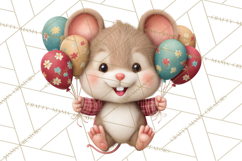 Cute New Year Clipart, Cartoon Animal New Year PNG Product Image 2