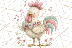 Farm Animals Dance Party Clipart, Dancing Cow Pig Sheep Png Product Image 4