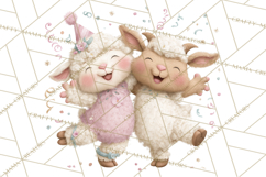 Farm Animals Dance Party Clipart, Dancing Cow Pig Sheep Png Product Image 5