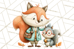 Woodland Animal Doctor Clipart Cute Pediatric Vet PNG Product Image 4