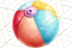 Farm Animals Pool Party Clipart, Summer Farm Animals PNG Product Image 3