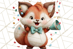 Cute New Year Clipart, Cartoon Animal New Year PNG Product Image 4