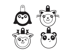 Kawaii Christmas Dingbats Product Image 11