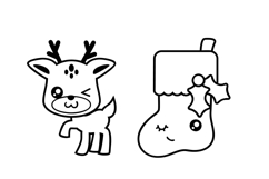 Kawaii Christmas Dingbats Product Image 6
