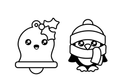 Kawaii Christmas Dingbats Product Image 10