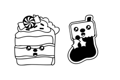 Kawaii Kringle Dingbats Product Image 9