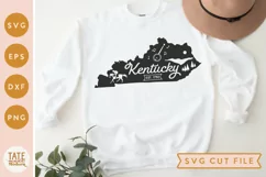Vintage Kentucky SVG cut file - Kentucky state symbols svg Product Image 1