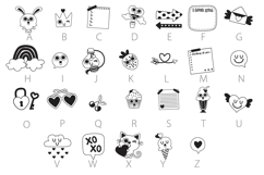 La-la-la-la-love Dingbats Product Image 4