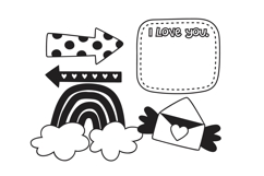 La-la-la-la-love Dingbats Product Image 8