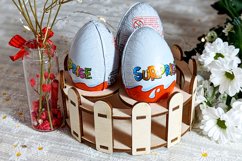 Easter Egg holders - Laser Cur File, Set of 4 Stands Product Image 3