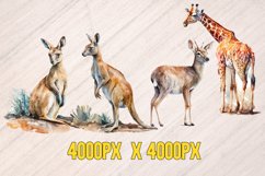 Watercolor Wild Animals - 20 Graphics Product Image 2
