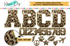 Leopard Alphabet PNG Sublimation Design Product Image 1