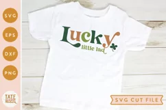 Lucky little lad SVG cut file - St. Patricks day boy shirt Product Image 1