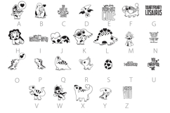 Little Dinos Dingbats Product Image 4