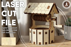 Little Well - laser cut file, SVG DXF pattern Product Image 1