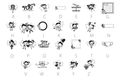 Love Fairies Dingbats Product Image 4