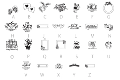 Love Fairies Dingbats Product Image 3