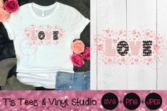 Love Hearts Valentine&#039;s Day Sublimation PNG Romantic Product Image 1