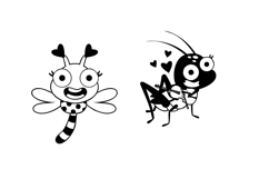 Lovebugs Dingbats Product Image 5