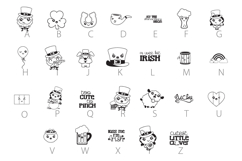Lucky Kawaii Dingbats Product Image 3