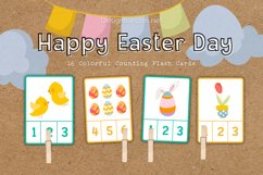 16 Easter Educational Counting Cards Product Image 1