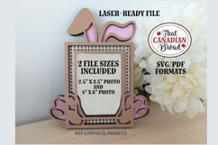 Easter Frame, Laser file, SVG &amp; PDF Product Image 1