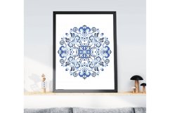 Mandala Cross stitch pattern PDF Digital download Folk easy Product Image 3