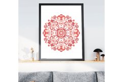Mandala Cross stitch pattern Digital download Folk easy Product Image 3