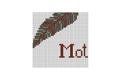 Motherhood Cross stitch pattern Digital download Mom Boho Product Image 2