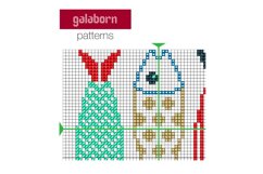Funny fishes Cross stitch pattern Digital download Easy Sea Product Image 3