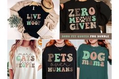 Boho Pet Quotes PNG Bundle| Animal Sublimation Design Bundle Product Image 2