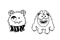 Make-a-Monster Mr. and Mrs. Dingbats Product Image 5