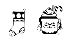 Make it Merry Dingbats Product Image 6