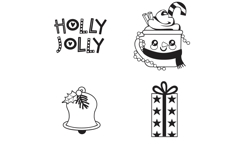 Make it Merry Dingbats Product Image 11