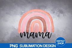 Rainbow Mama Sublimation, Sublimation Designs, Printable Png Product Image 1