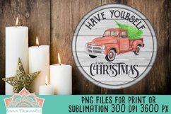 Have Yourself A Merry Little Christmas Year Round Design for Sublimation &amp; Print